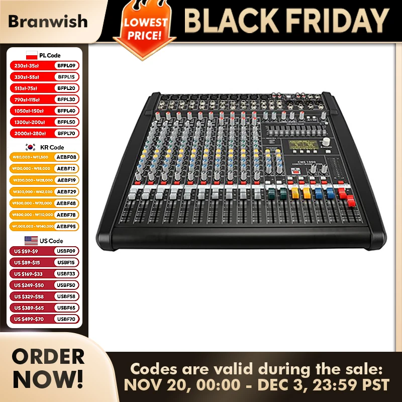 Para escenario Iglesia estudio profesional 10 canales sistema de escritorio de mezcla compacto CMS1000-3 48V consola mezcladora de Audio fantasma