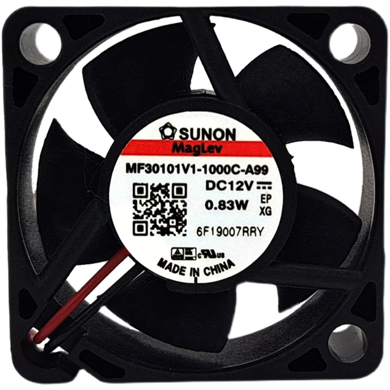 Sunon-ventilador MF30101V1-1000C-A99, 12V, 0,83 w, 3010 nuevo, cuasi genuino, 3cm