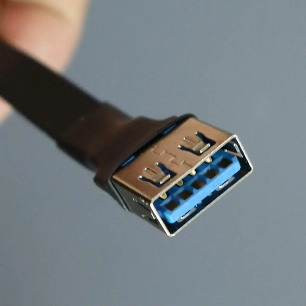 Cable de extensión de cinta plana de 13 Pines, 5V/1.5A, USB3.0, 5gbps, supervelocidad, USB 3,0, USB A, hembra A, conector macho tipo A, Cable blindado - imagen 4