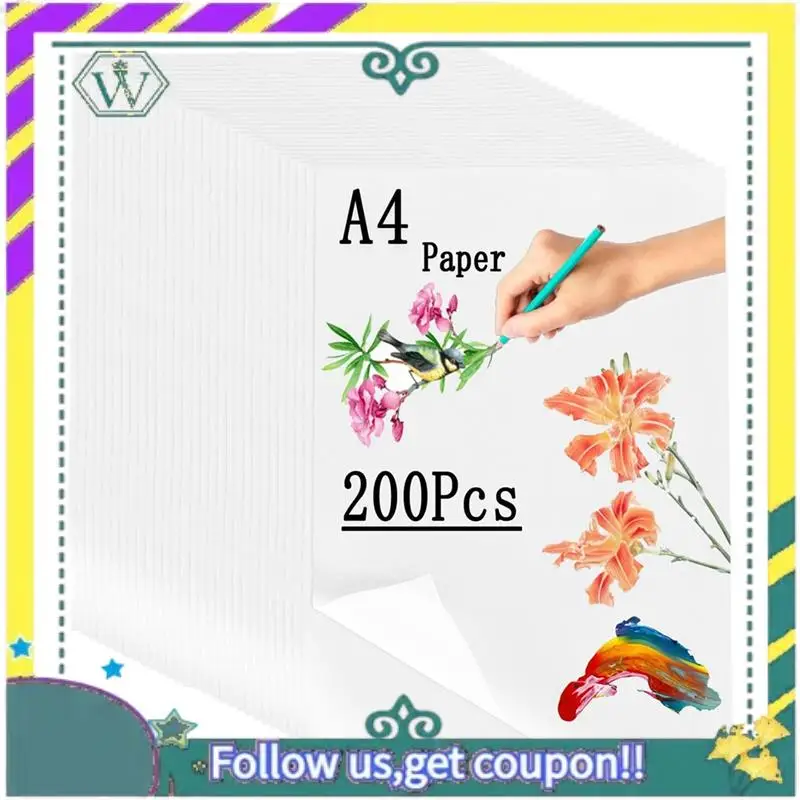 Papeles de calco A28Q-A4, 200 hojas, papel de calco de 63 GSM a granel, papel de calco técnico A4 para dibujar, álbumes de recortes, dibujar - imagen 2