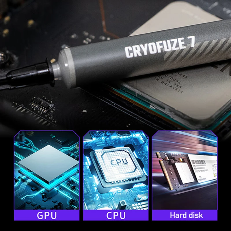 Cooler Master CRYOFUZE 7 Thermal Paste for CPU And Graphics Card 14W/mk High Conductivity Silicone Grease Notebook Cooling Agent - imagen 5