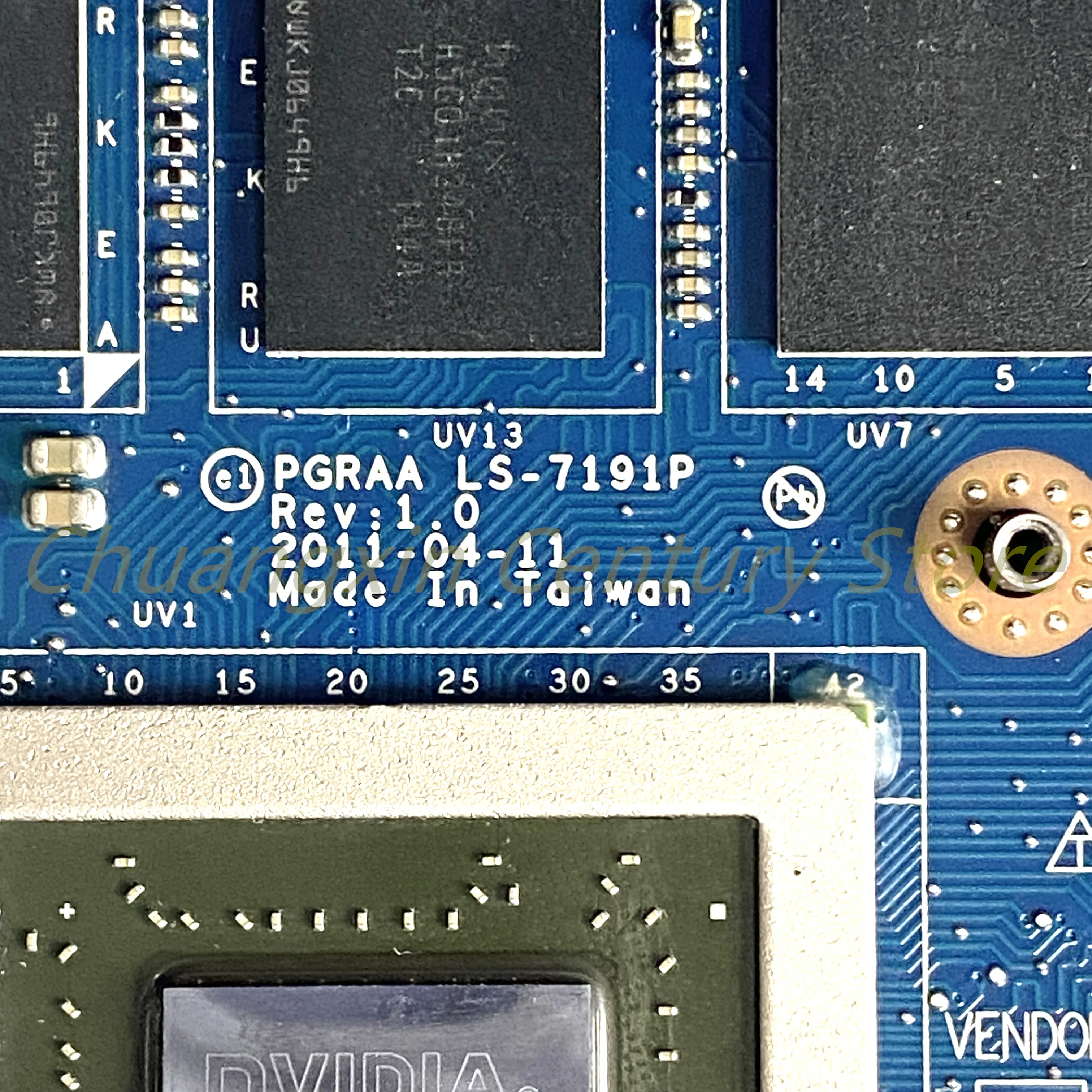 Adecuado para la placa base del ordenador portátil TOSHIBA QOSMIO X770 X775 PGRAA LS-7191P con N12E-GS-A1 GTX560M 1,5 GB 100% probado completamente en funcionamiento - imagen 3