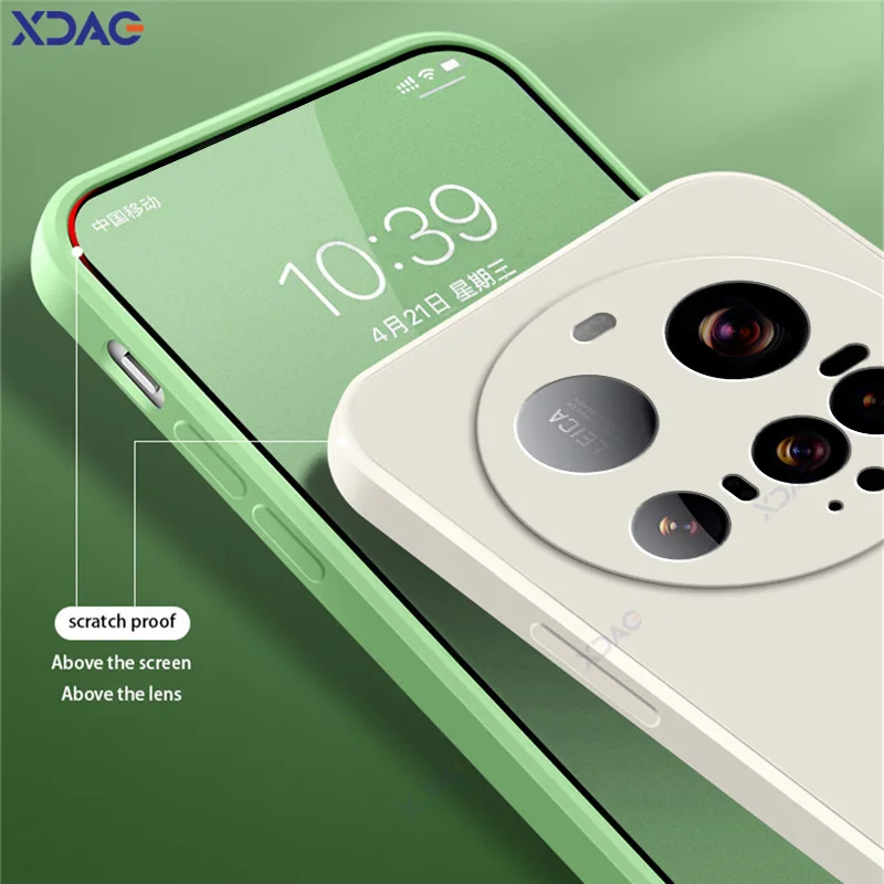 Fundas de teléfono cuadradas originales de silicona líquida para Xiaomi 15 Ultra Xiaomi15Ultra 5G 360, funda protectora trasera suave a prueba de golpes - imagen 4