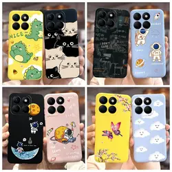 Funda de silicona para Honor X8b con diseño de dinosaurios