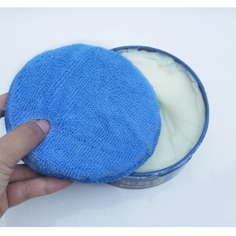 Almohadillas aplicadoras de detalles de coches de microfibra suave, esponjas de espuma de bolsillo redondo para el cuidado del coche, encerado y pulido, 5/10/20 piezas - imagen 3