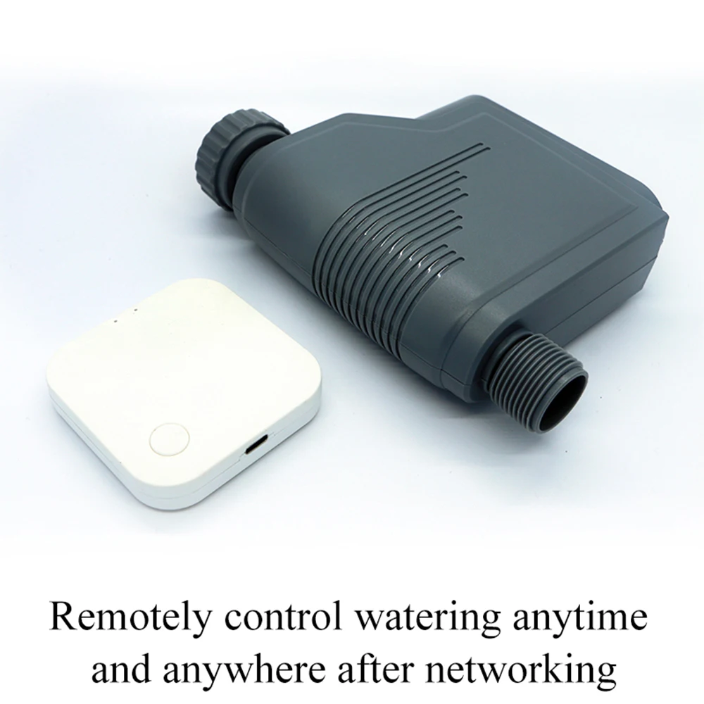 Temporizador de riego inteligente Tuya Zigbee, sistema de riego por goteo con aspersor inteligente, grabadora de flujo de agua integrada, controlador de agua - imagen 5