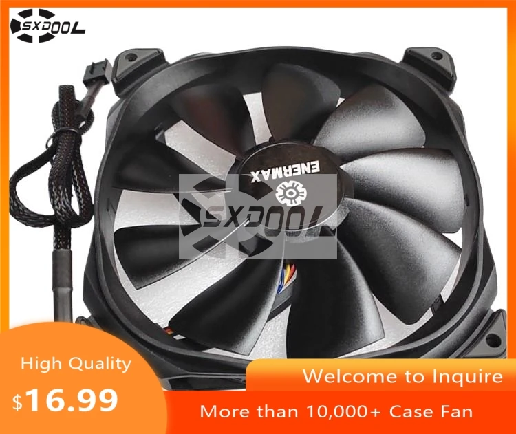 Nuevo 14025 14CM 140mm ventilador Twister rodamiento Control de velocidad de 4 cables UCTBP14P-C silencioso 12V 0.20A - imagen 3