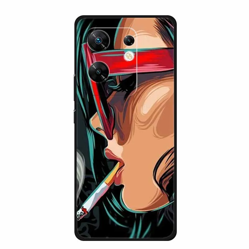 Para Infinix Zero 30 4G funda animales silicona suave TPU contraportada fundas de teléfono para Infinix Zero30 4G X6731B parachoques lobo Cool Coque - imagen 5