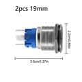 2pcs 19mm