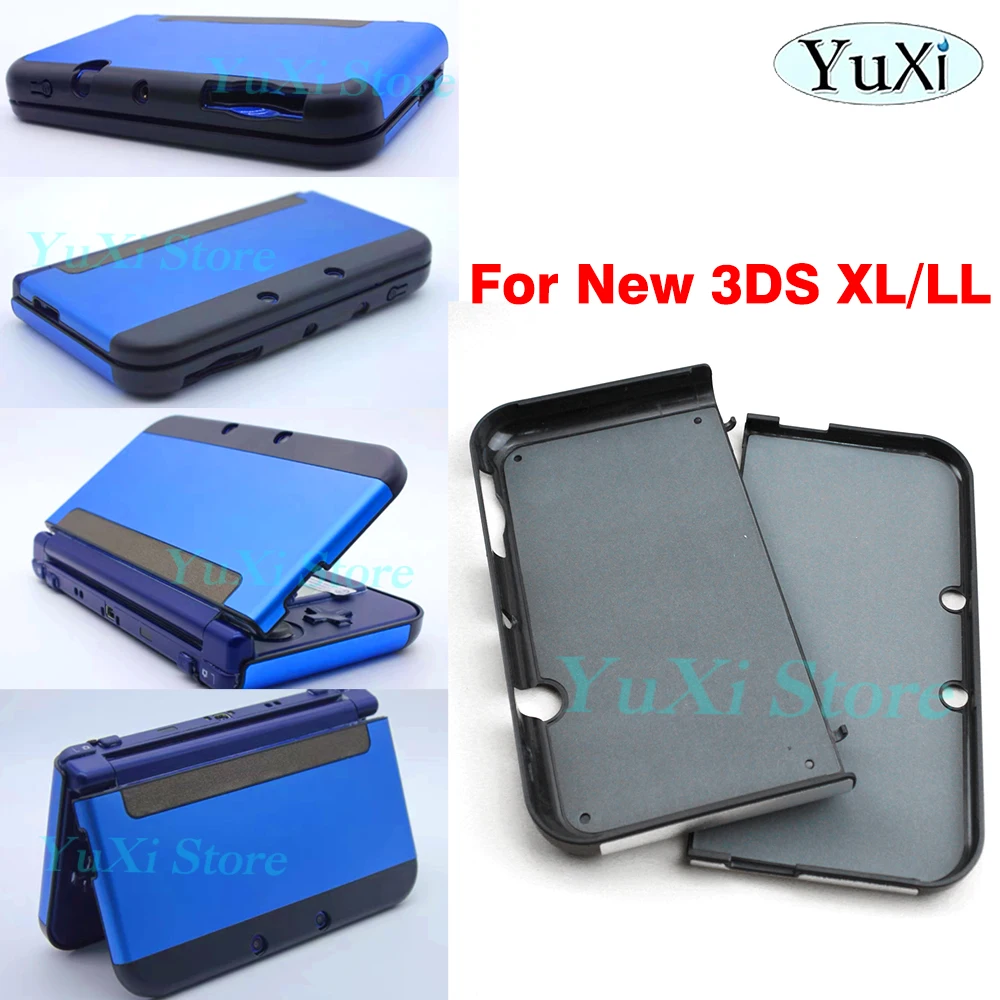 Para nuevo 3DS XL LL carcasa inferior superior cubierta de placa frontal de repuesto para consola 3DS XL LL funda protectora frontal trasera - imagen 2