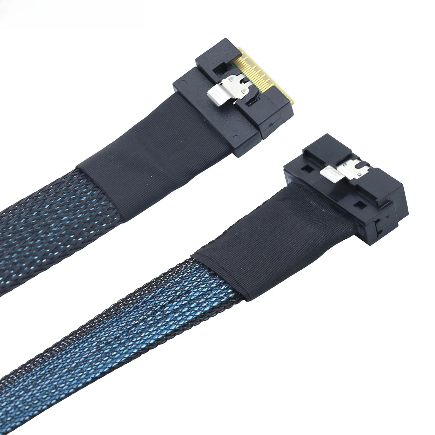 PCI-E Slim SAS LP Low Profile SFF-8654 8I Anti-skew Plug 8654 8X Cable Length Optional 0.5M 0.8M 1M - imagen 4