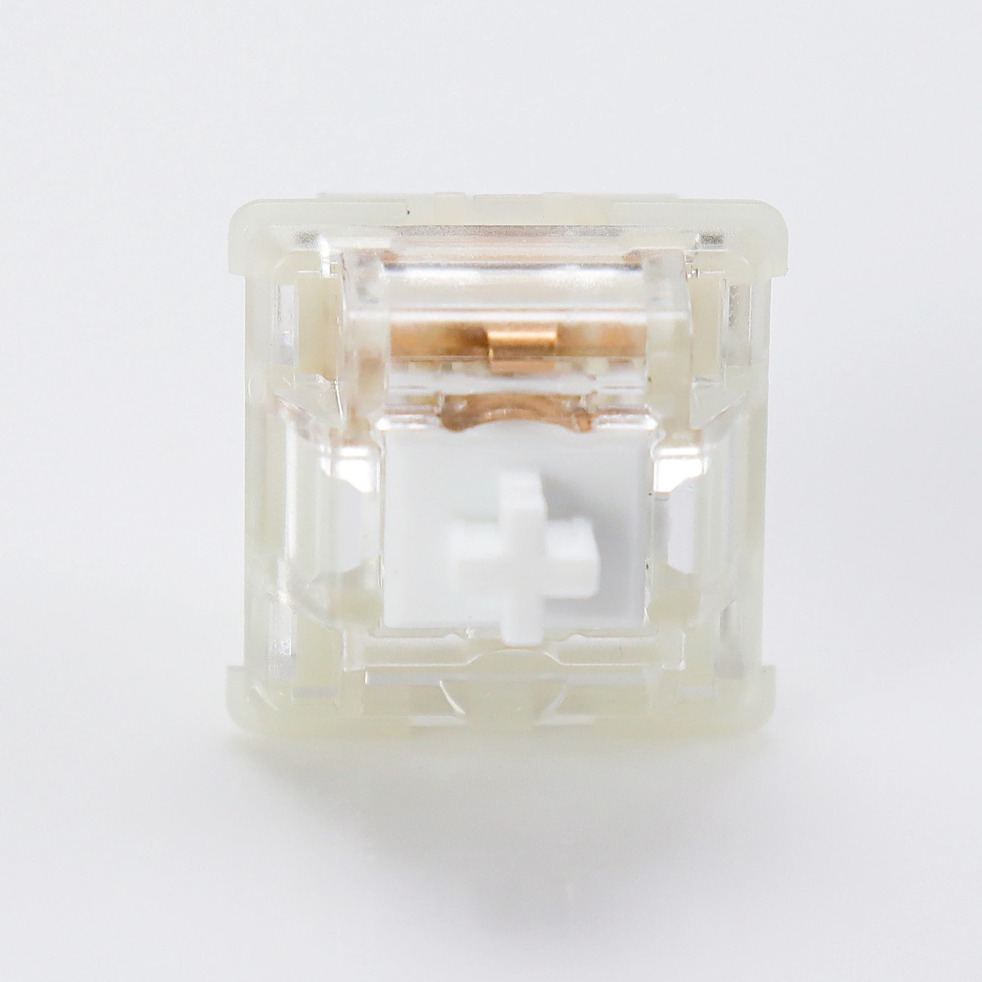 KBDiy Kang-teclado con interruptor blanco V3, interruptores lineales cremosos de 5 pines 50gf para teclado mecánico personalizado DIY 60 para juegos Aula F75 F87 - imagen 3