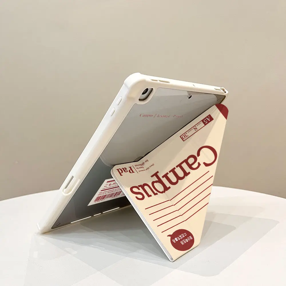 Funda plegable 3 + Y para iPad A16 11th Pro12.9 5th 6th Air11 13'' Pro11 M4 10,2 10th 9th 8th 7th funda para iPad Air4 5 mini 6 7 - imagen 5
