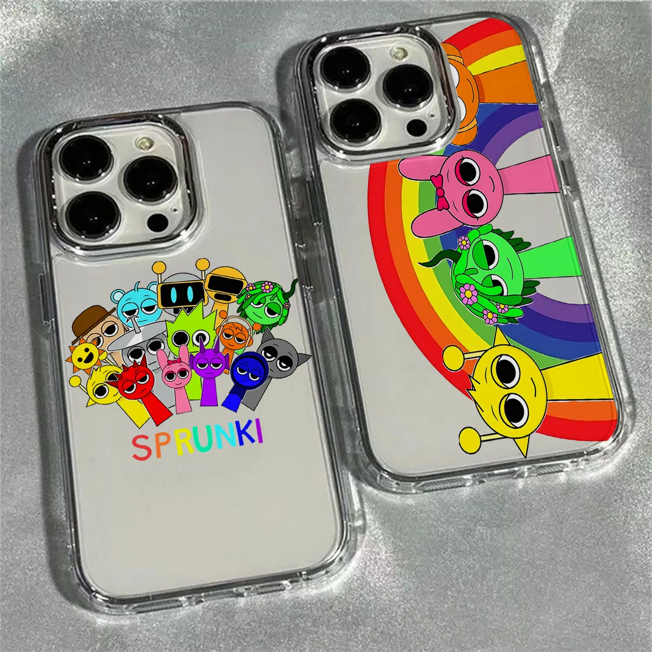 Funda de teléfono de juego de dibujos animados s-sprunkis para Samsung Galaxy S25 S24 S23 S22 S21 S20 Note20 FE Ultra Edge Plus 4G 5G cubierta transparente - imagen 2