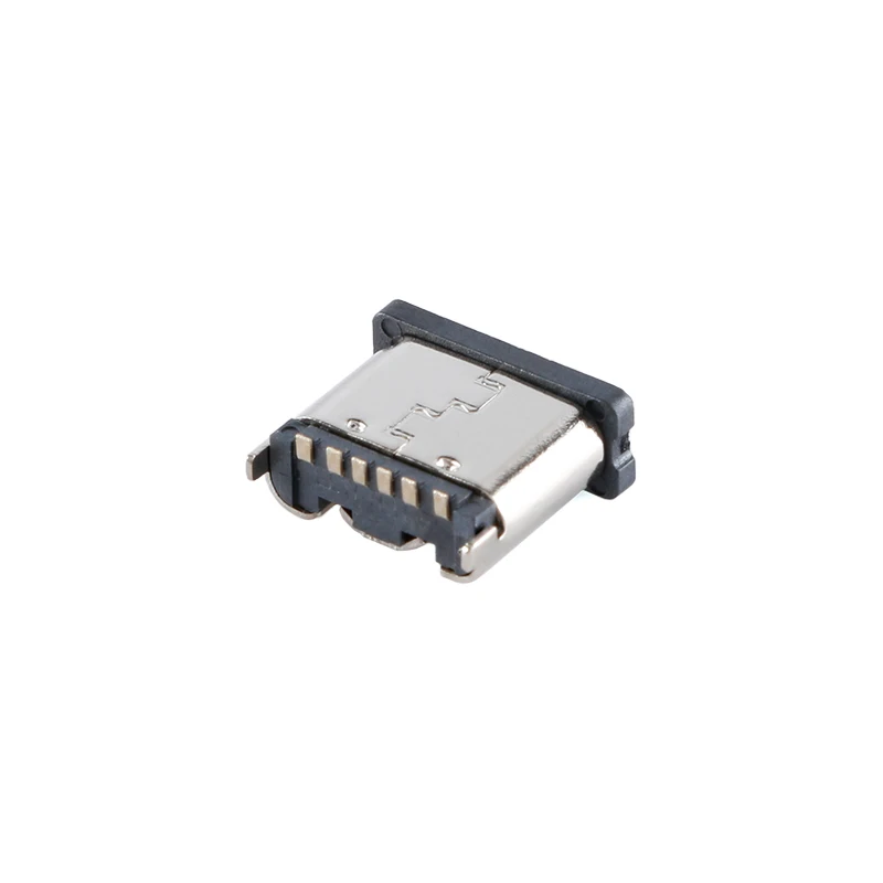 Conector USB tipo C de 5 piezas, dispositivo de carga rápida de alta corriente, 6 pines, hembra, USB 3,1, 3A, 6,8 H, para juguetes eléctricos/ventiladores, puerto de carga de auriculares - imagen 2