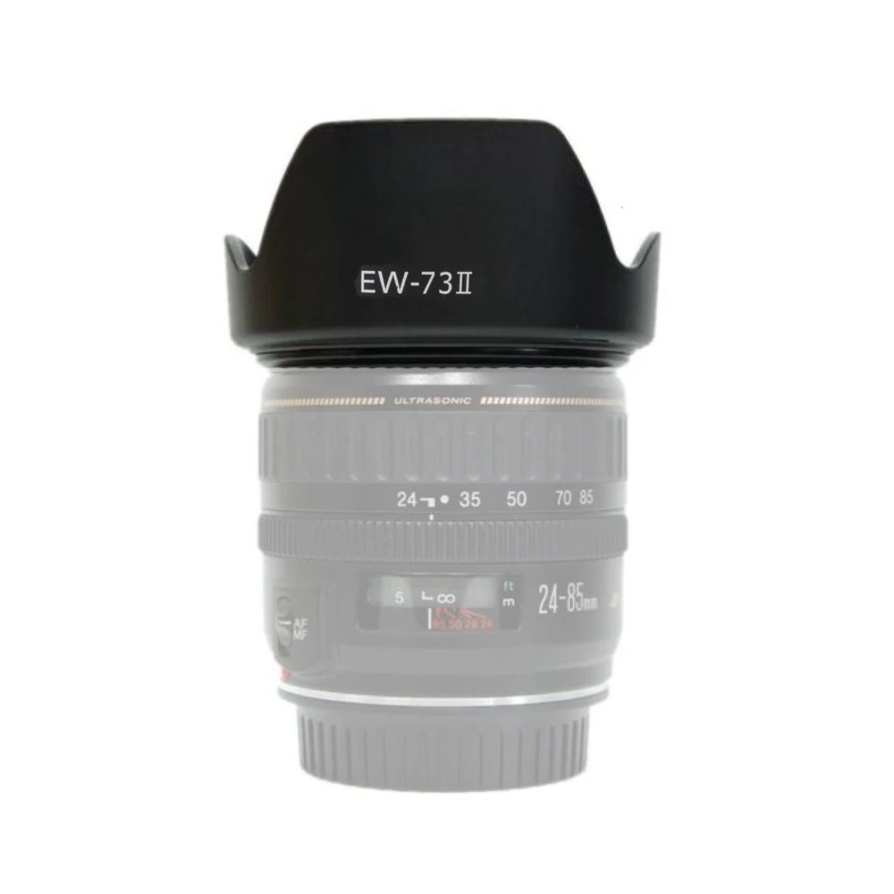 Parasol de lente Reemplace EW-73II para cámaras Canon EF 24-85 mm f/3,5-4,5 USM canon negro - imagen 2