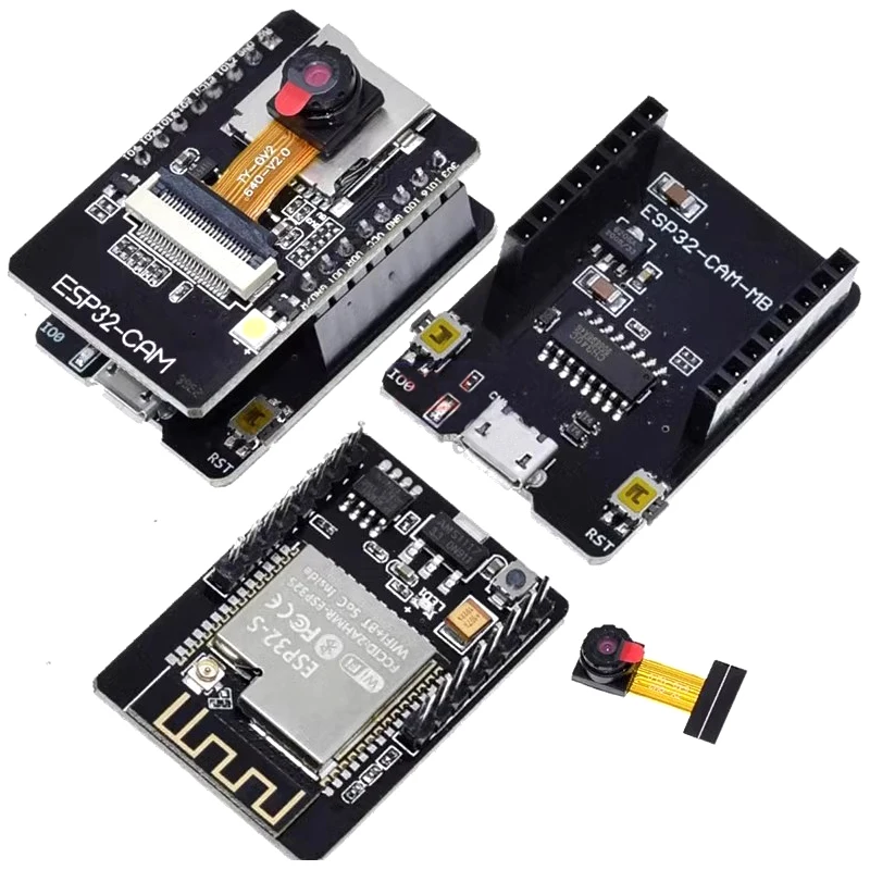 Placa de desarrollo ESP32-CAM MICRO USB, serie ESP32 A WiFi, cámara ESP32, CH340, CH340G, 5V, Bluetooth + OV2640 - imagen 4