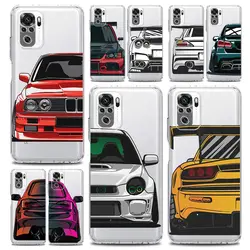 Funda Xiaomi Redmi Note 12 Transparente Diseño Coche Deportivo JDM