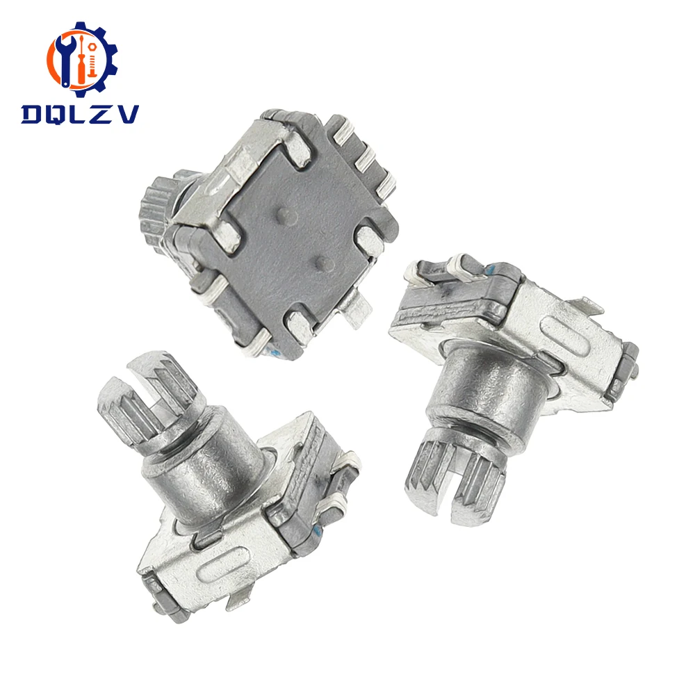 Interruptor de código codificador giratorio EC11 con botón de empuje, 10mm, 30 posiciones, rotación infinita de 360 grados, eje de ciruela SMD de 5 pines - imagen 2