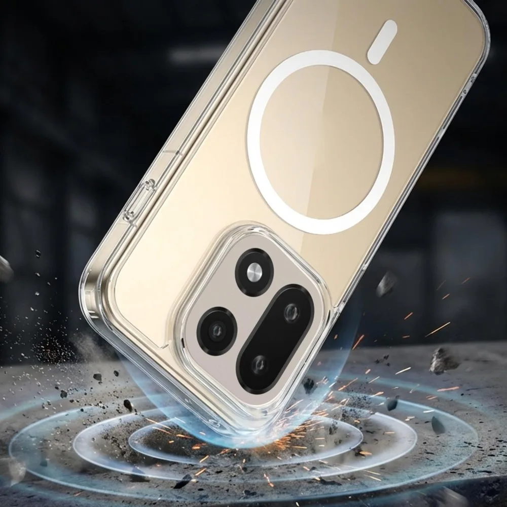 Funda magnética transparente para OnePlus 15, funda protectora delgada de cristal a prueba de golpes para teléfono OnePlus15 1 + 15 5G, carcasa suave de TPU para PC - imagen 4