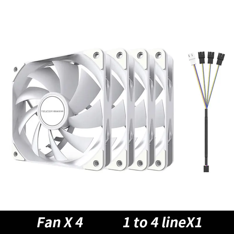 4 Fan white