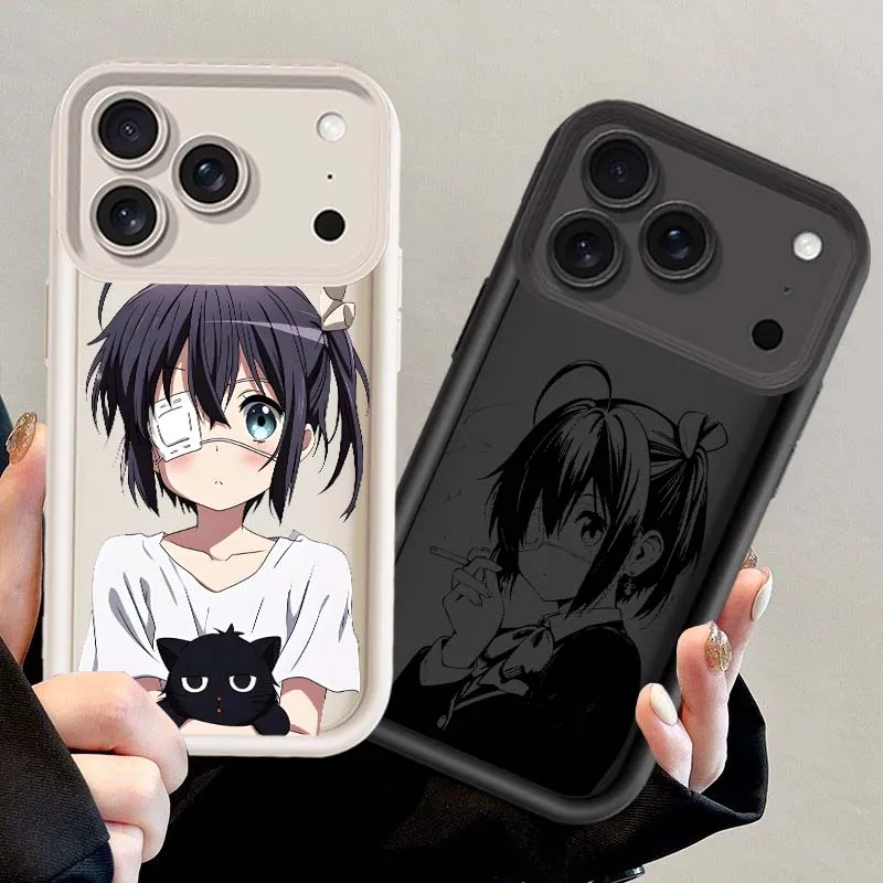 Rikka Takanashi Anime para Apple iPhone 17 Air 16 16E15 14 13 12 11 X XR Pro Max Eye Ladder funda de teléfono - imagen 2