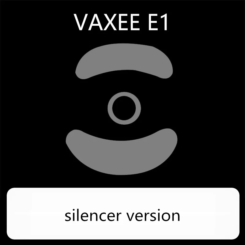 1 Juego de patines de ratón ultrafraglide para VAXEE E1 E1W Control de freno inalámbrico pies silenciador de velocidad versión ICE ratones deslizan pies de PTFE - imagen 5