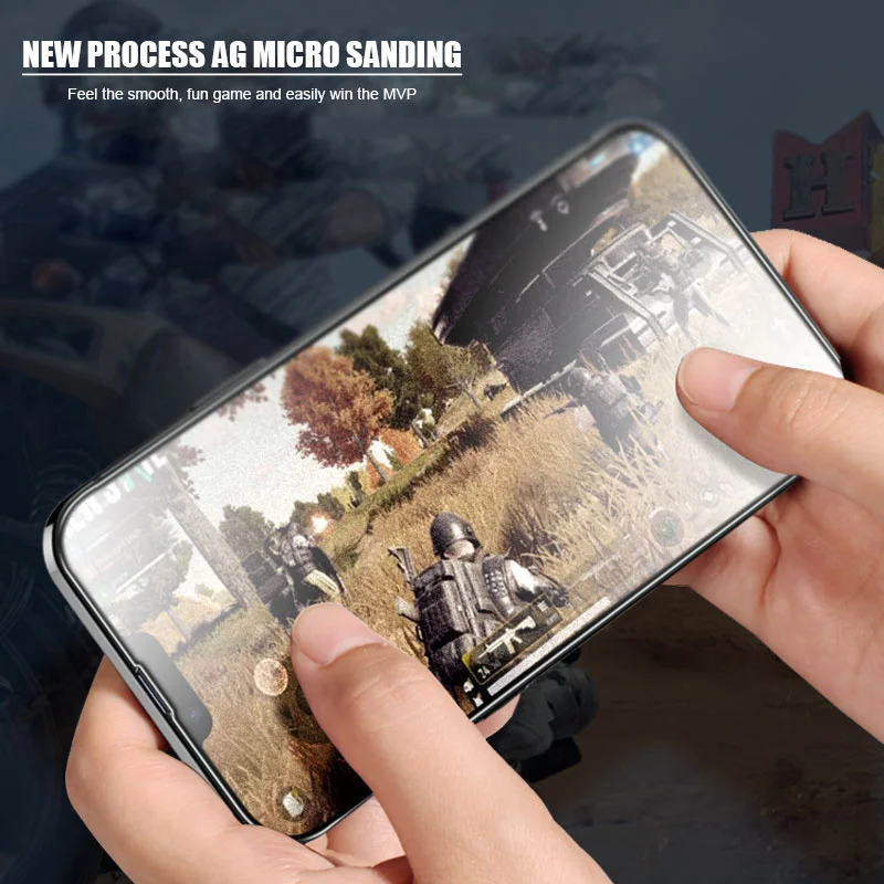 Vidrio Templado esmerilado para iphone 13 12 pro max 13 mini 12 mini vidrio protector esmerilado para iphone 7 8 plus x xs xr xs max - imagen 5