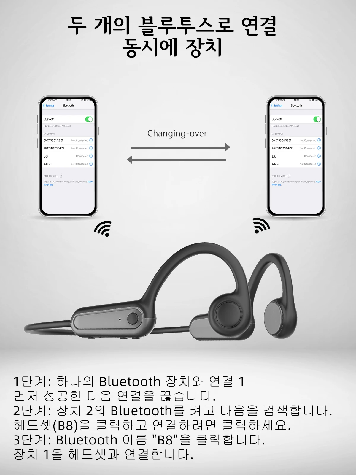 Xiaomi Ture-auriculares de conducción ósea, inalámbricos por Bluetooth, deportivos, resistentes al agua, con micrófono, para entrenamiento, correr y conducir - imagen 2