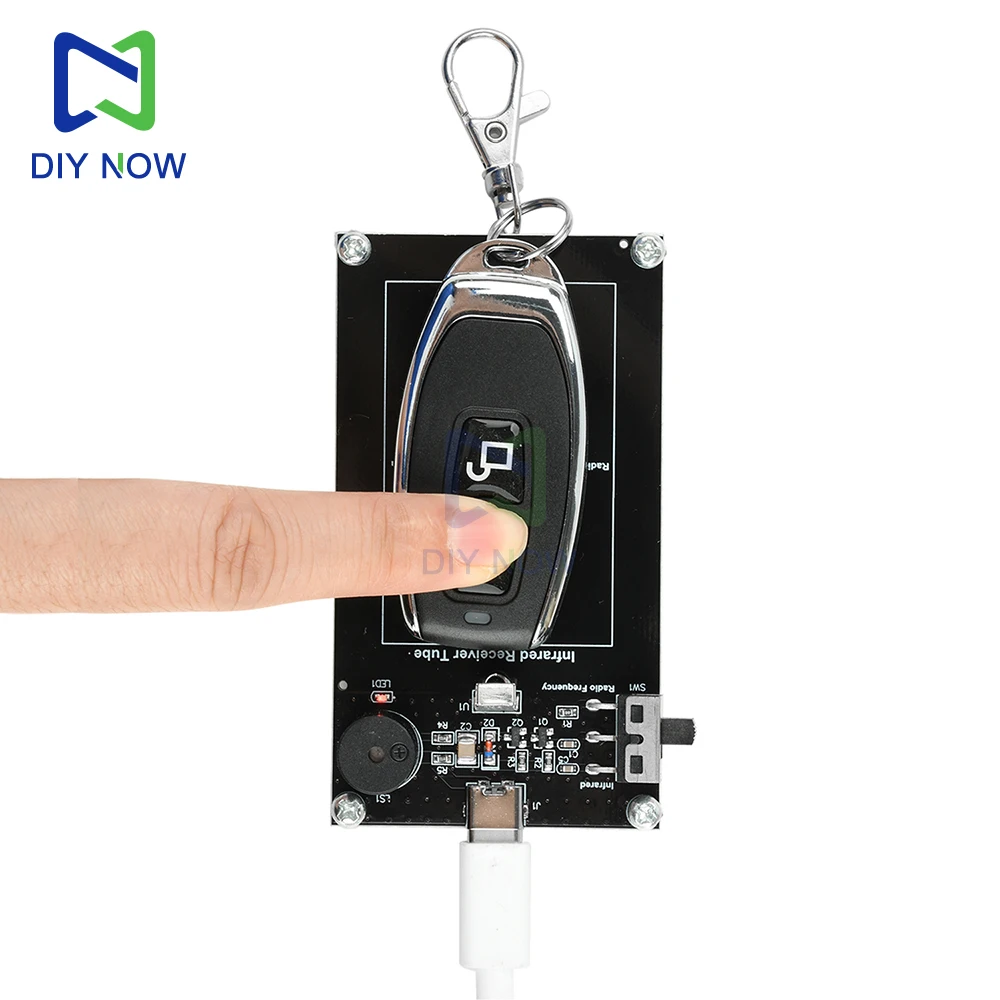 Control remoto por infrarrojos DC5V/módulo de prueba de control remoto RF Módulo de prueba de control remoto para controles remotos de iluminación de ventilador - imagen 5