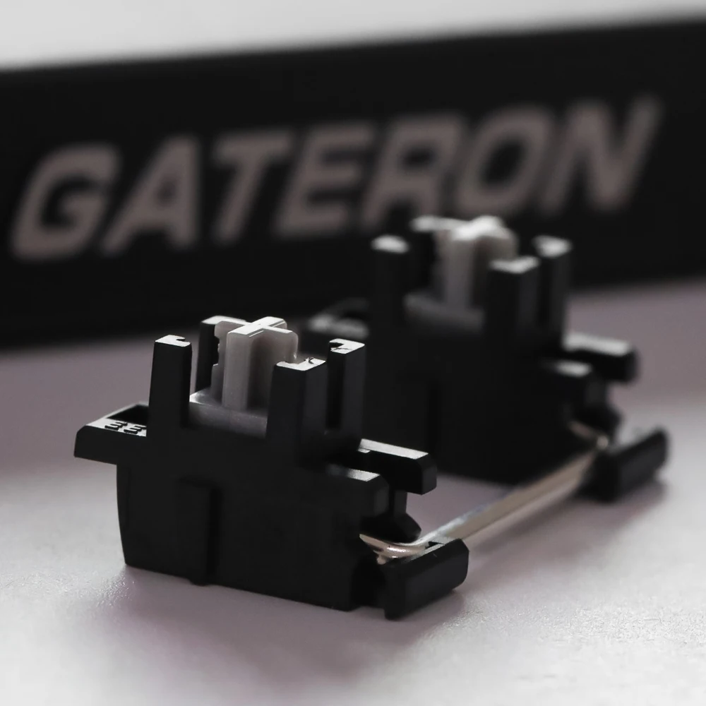 Gateron-estabilizador de montaje en placa negra, eje satélite 2u 6.25u 7u, alambre de acero plateado para placas de teclados MX - imagen 3