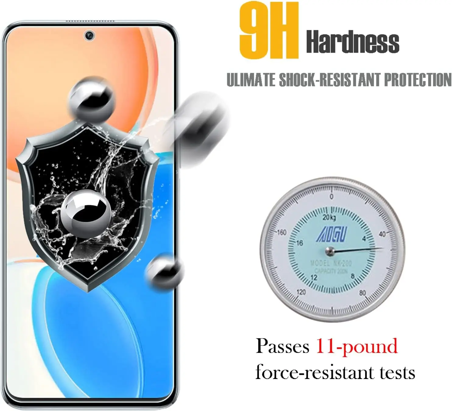 2/4 Uds vidrio templado para Blackview Shark 8 Blackview Oscal Tiger 10 12 vidrio protector - imagen 4