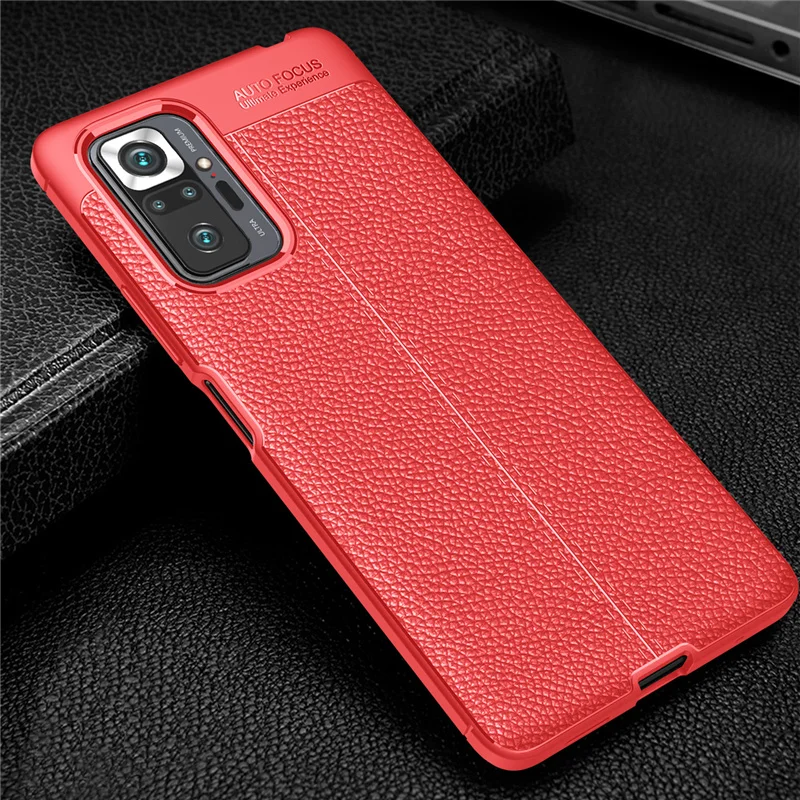 Funda protectora de cuero para Xiaomi Redmi Note 10 Pro, carcasa protectora de TPU para teléfono móvil Xiaomi Redmi Note 10 Pro - imagen 3