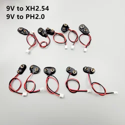 Conector Batería 9V XH2.54 PH2.0 – Cable Divisor 2 Pines 15cm
