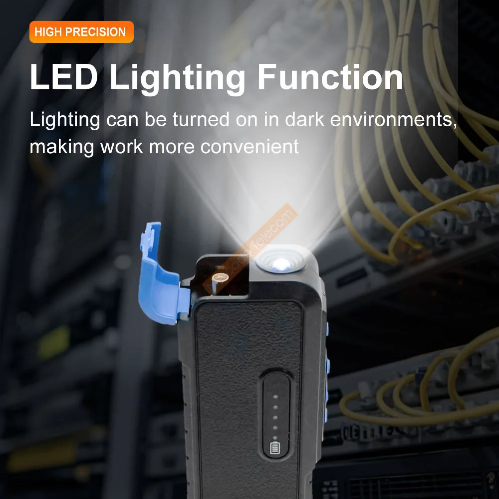 Localizador visual de fallos de fibra óptica recargable 2200mAh 539 - rango de prueba de 1-50km 5/10/15/30/50mw bolígrafo de luz roja VFL FTTH - imagen 5