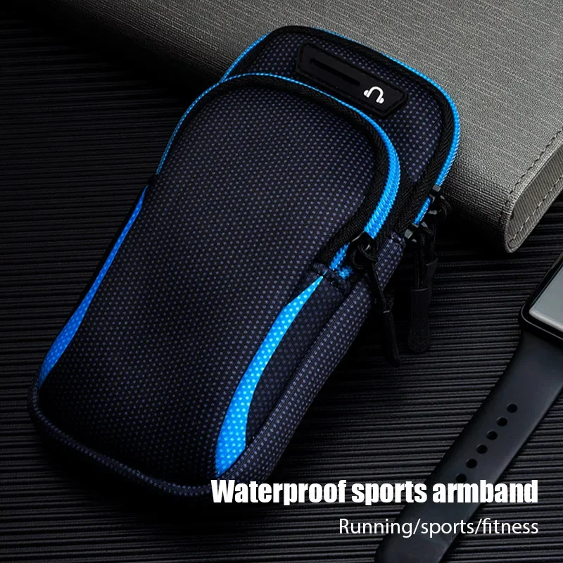 Funda de teléfono deportiva con brazalete Universal para correr, soporte para teléfono, bolsa deportiva para móvil, mano para iPhone, Xiaomi, Huawei, menos de 6,5 ", 7,2" - imagen 2
