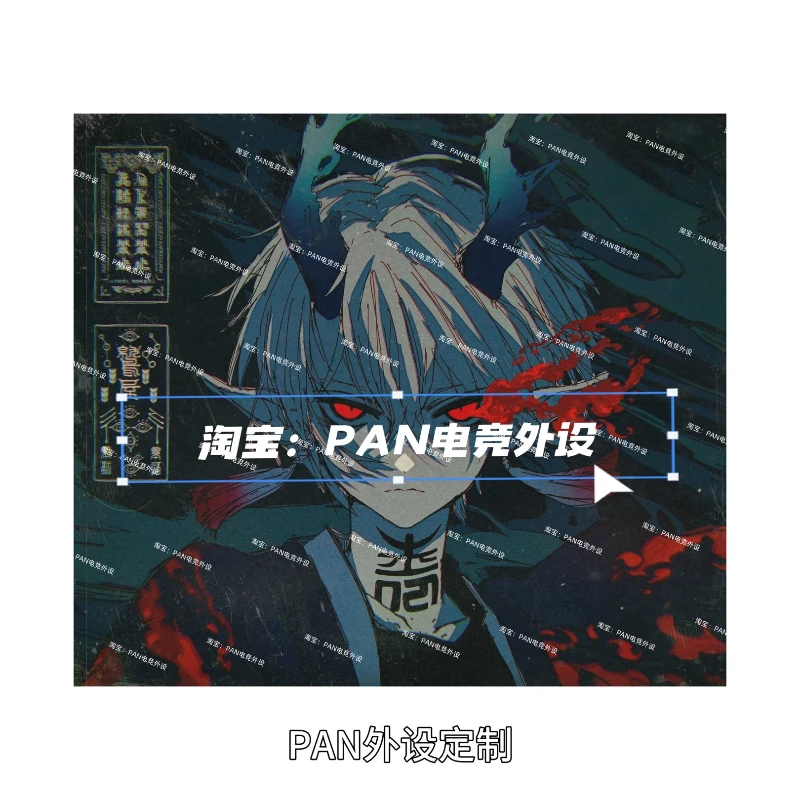 Alfombrilla de ratón Abyssgaming, alfombrilla de ratón suave para deportes electrónicos, edición de copia de Anime, alfombrilla de ratón grande de vidrio templado personalizada para regalo FPS - imagen 3