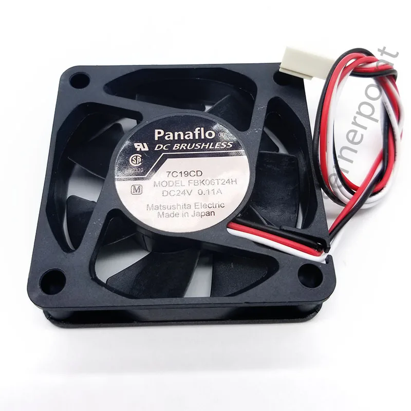 Nuevo para Panasonic panaflo FBK06T24H 6CM 6015 ventilador inversor de tres cables 24V 0.11A + ventilador de refrigeración