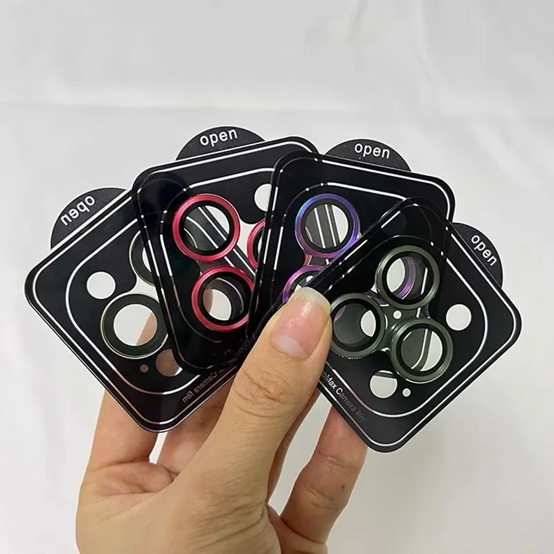 Localizador de palanca adecuado para IPhone 17 Pro Max 17Air, protección de lente de cámara de vidrio templado para IPhone 16 15 14 Pro Max Plus - imagen 3