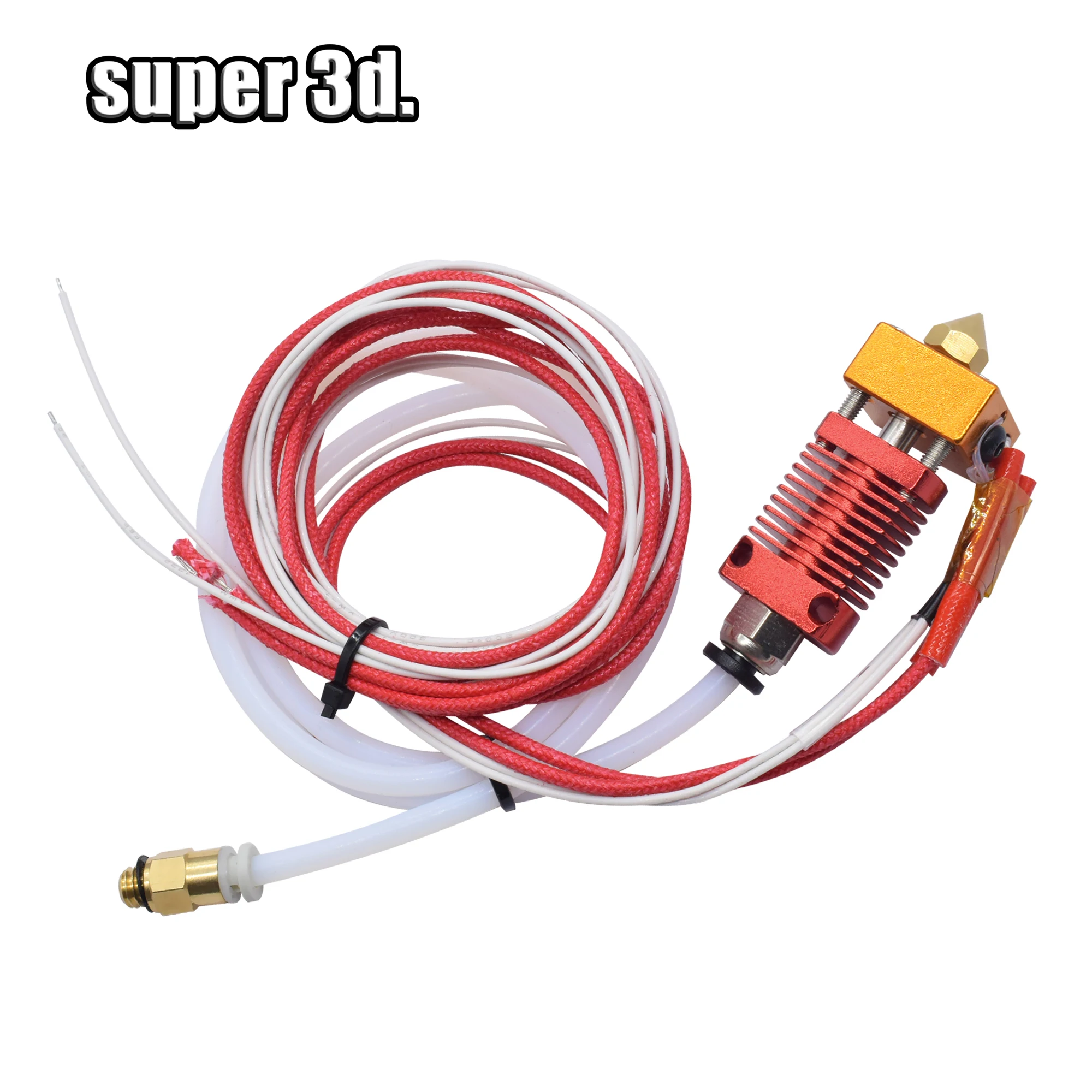 Ender 3 Metal J-Head CR10 Hotend extrusora Kit bloque de calor 12/24V 0,4mm boquilla 1,75mm filamento para CR10s accesorios de impresora 3D - imagen 2