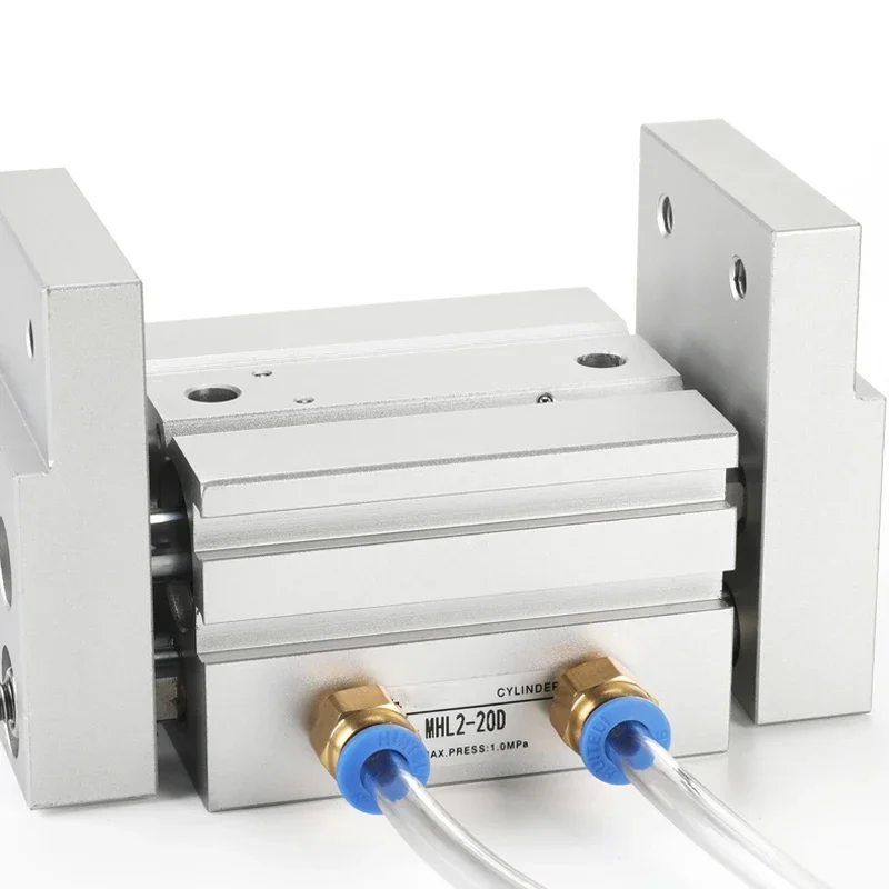 Pinza neumática MHL2 de doble efecto SMC, cilindro de aire de repuesto MHL2 10D/16D/20D/25D/10D1/16D1/20D1/25D1, pinza de aire - imagen 4