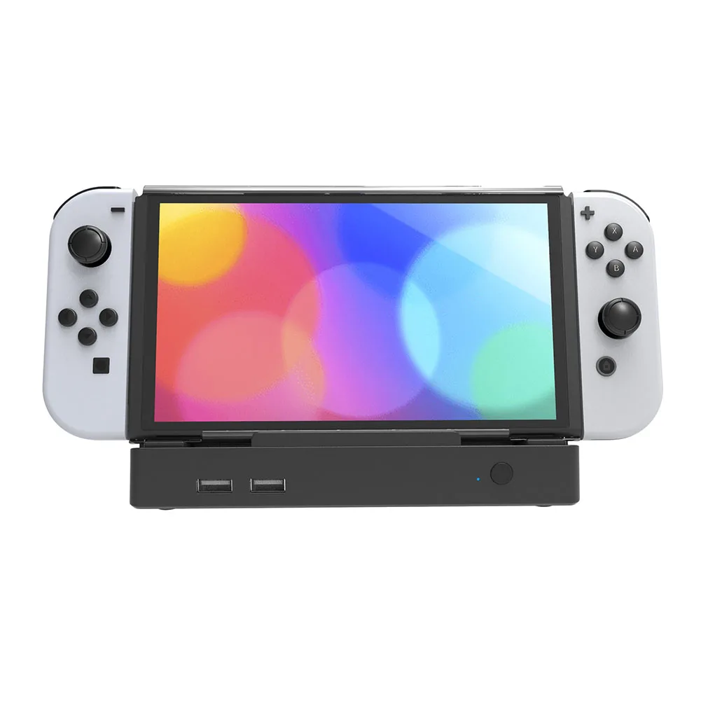 Estación de acoplamiento para Nintendo Switch, soporte de carga OLED 4K HD, HDMI, adaptador Compatible con puerto RJ45 LAN Ethernet USB 3,0 - imagen 5
