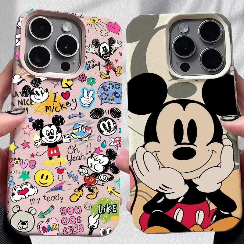 Funda Mickey Minnie para Samsung Galaxy A32 A52 A72 A13 A22 A31 A51 A71 A21S A50 A30 M11 S10 Note 10 Plus A03S A70 A20S A03 Core - imagen 2