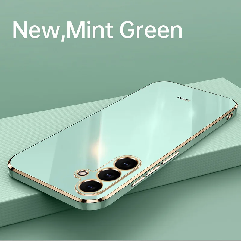 Para Samsung Galaxy S25 + funda suave de TPU para Samsung Galaxy S25 Plus funda protectora de cámara antihuellas - imagen 3