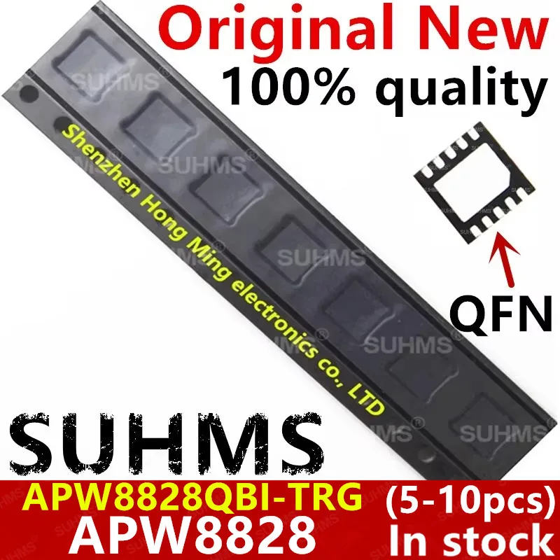 Chipset de APW8828QBI-TRG APW8828 APW8828QBI, QFN-10 de 5 a 10 unidades, novedad de 100%