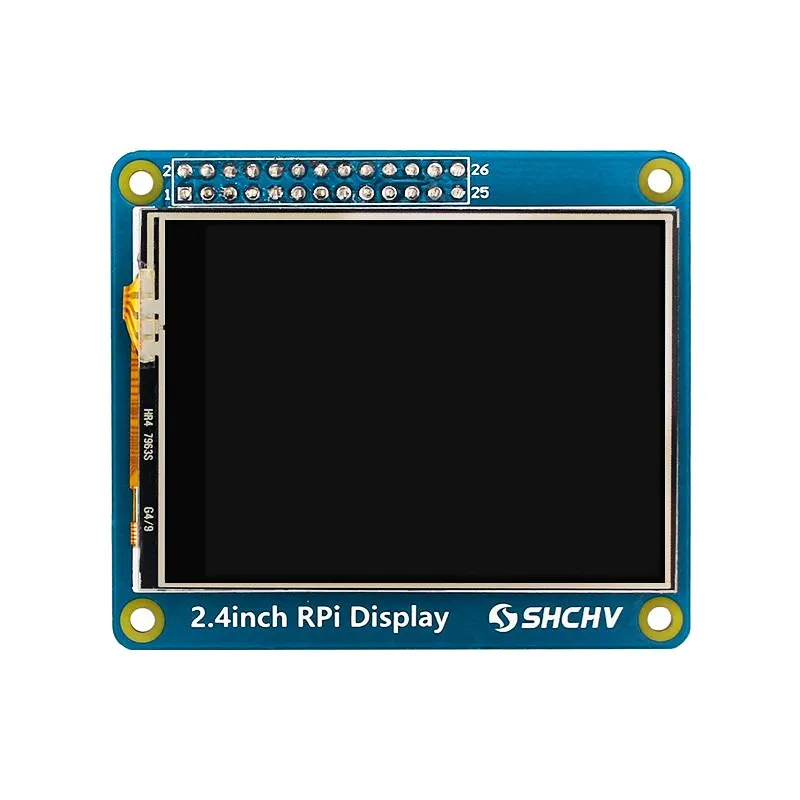 Pantalla RPi de 2,4 pulgadas, Monitor TFT LCD de 320x240 píxeles RGB, interfaz SPI con pantalla táctil rsistiva para Raspberry Pi 3A + 3B - imagen 5