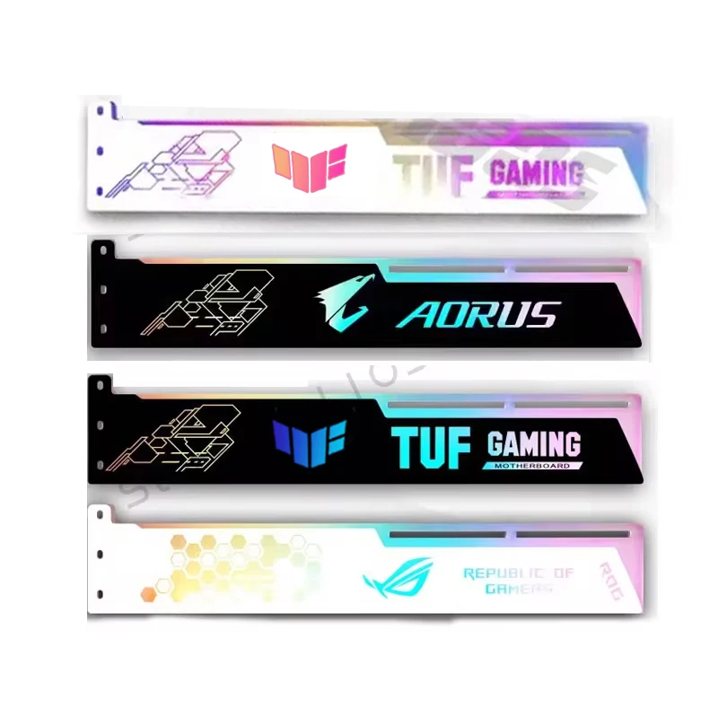 Soporte GPU 5V ARGB VGA soporte 3090 3080 4090 soporte para tarjeta gráfica M/B AURA SYNC, MOD decoración de gabinete de jugador - imagen 4