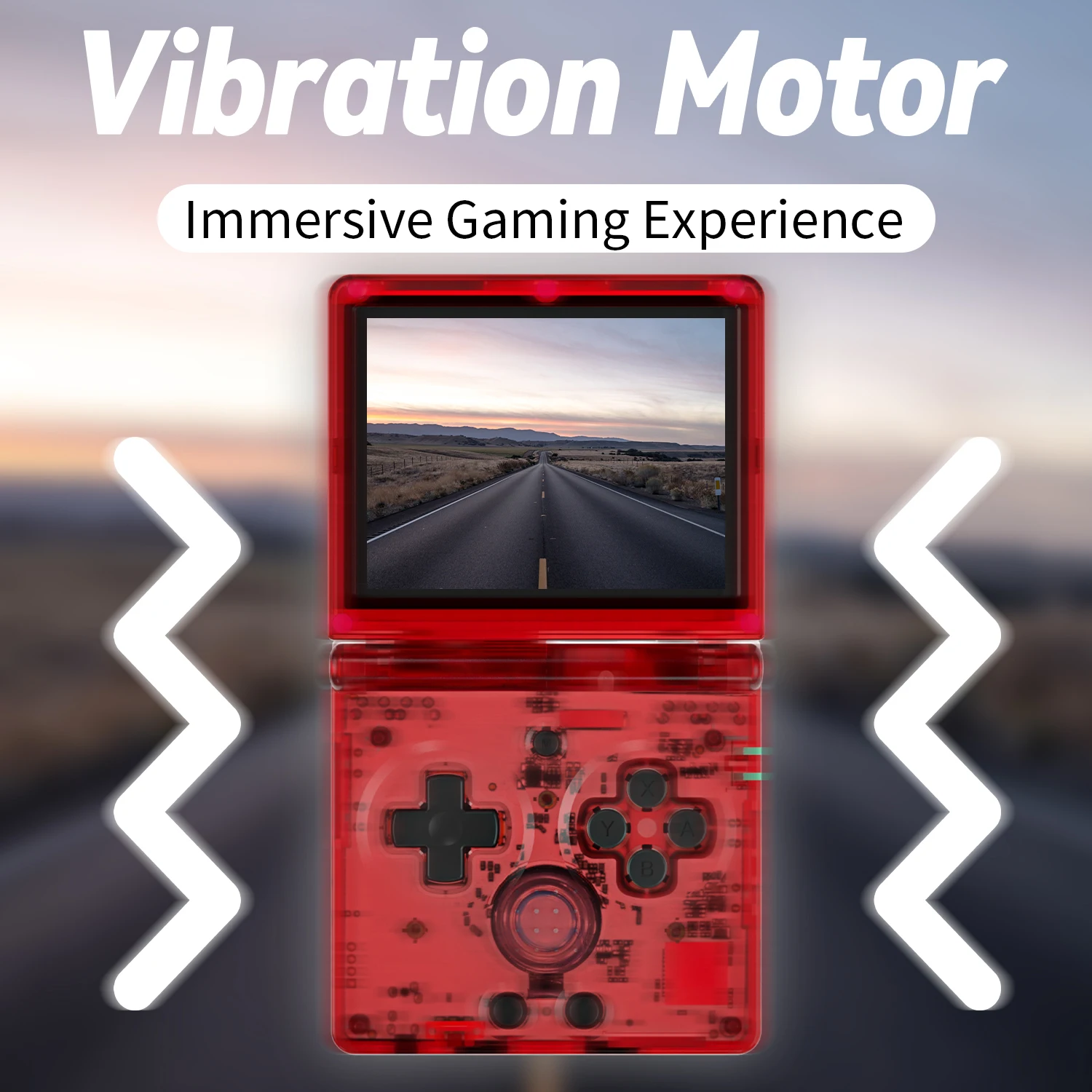 ANBERNIC nueva consola de juegos portátil RG35XXSP con tapa consola de videojuegos IPS de 3,5 pulgadas sistema Linux de 64 bits 64G reproducción en línea - imagen 5