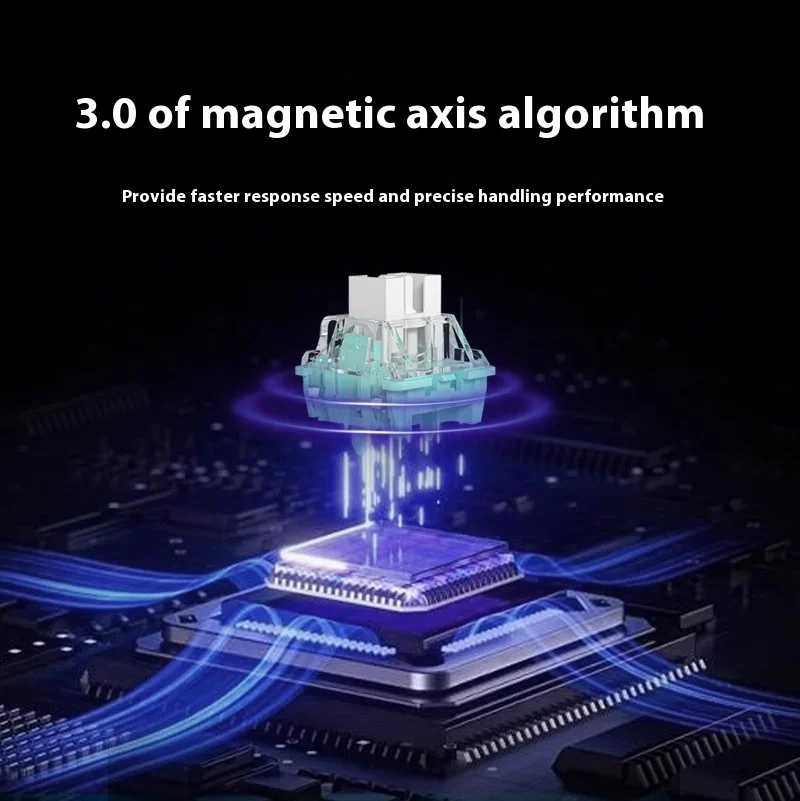 FURYCUBE-teclado con interruptor magnético M68HE, portátil con cable, baja latencia, 0,001mm, 8Khz, velocidad de orina, 0,1 ms, teclado FPS personalizado - imagen 2