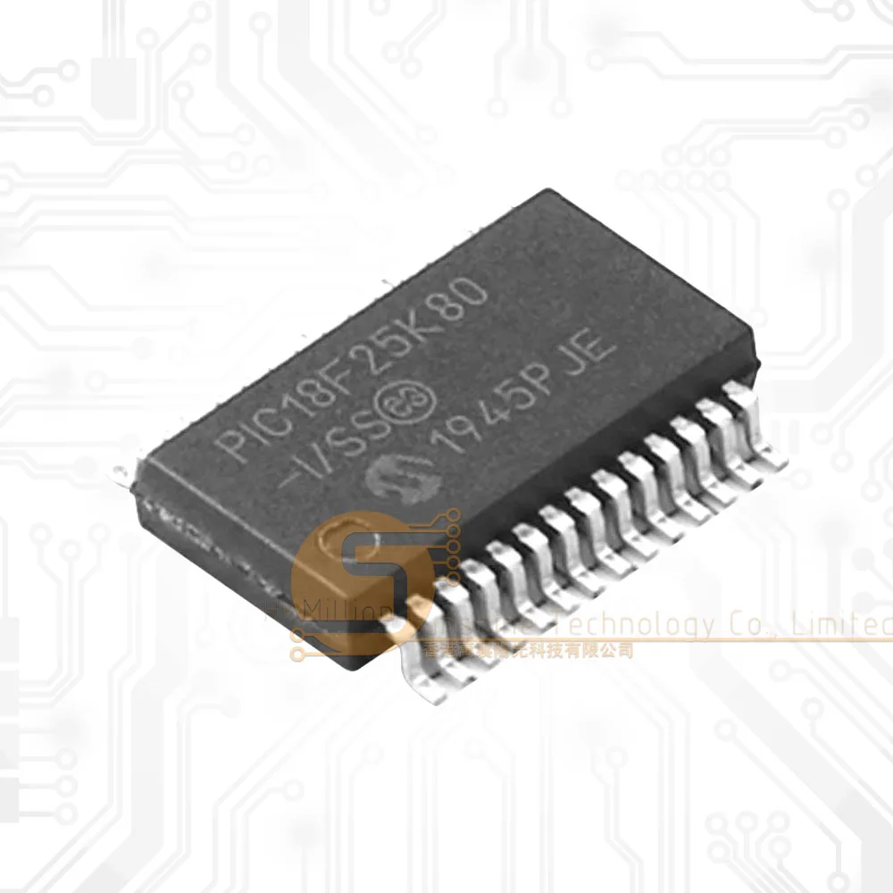 10 Uds PIC18F25K80-I/SS PIC18F25K80 SSOP-28 Original nuevo microcontrolador de 8 bits MCU EEPROM Flash IC CHIP